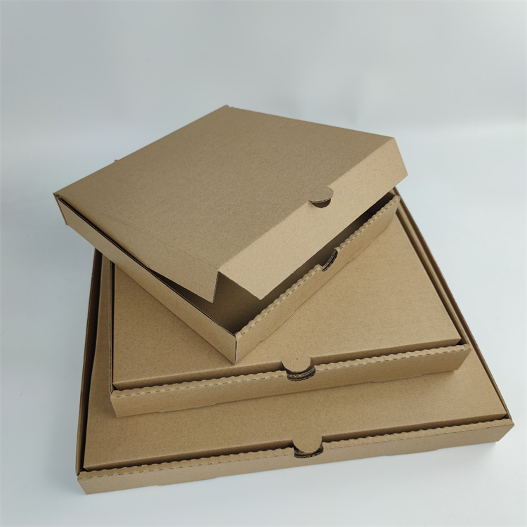 caja de papel masa de pizza pastel galleta caja de embalaje