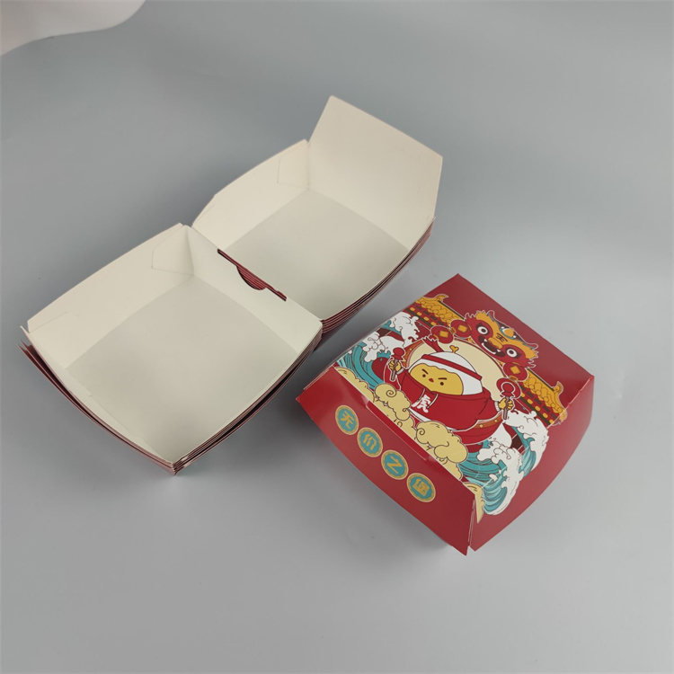 cartón hamburguesa embalaje papel hamburguesa caja