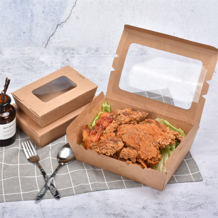 caja de papel para envasado de alimentos de picnic