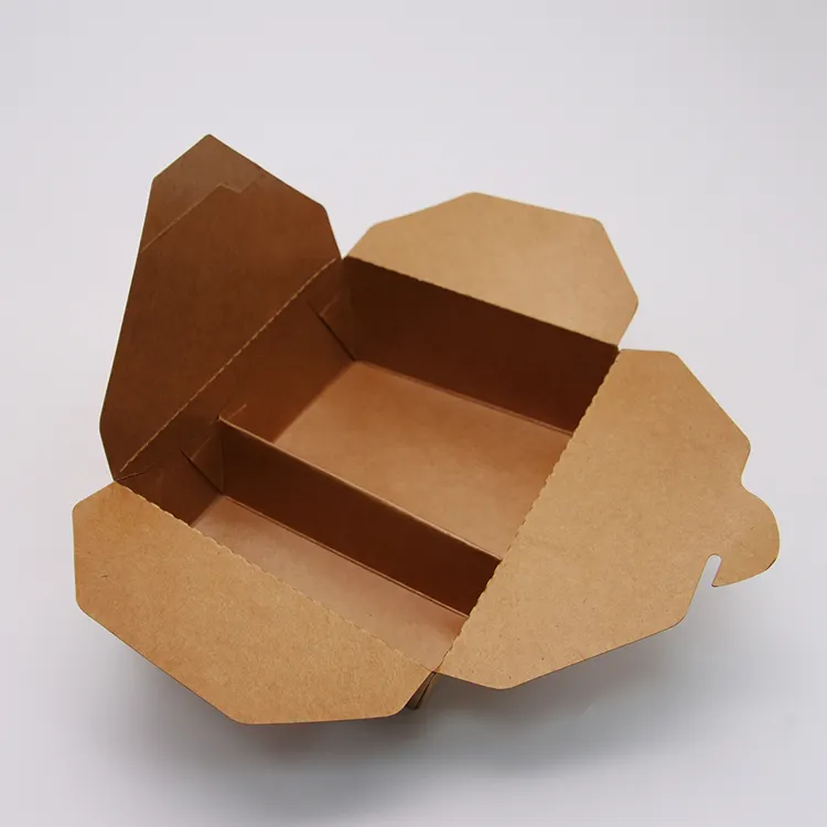 caja de comida de papel