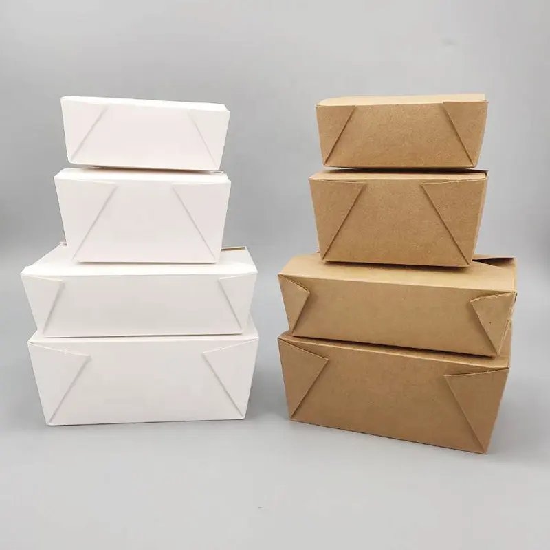 cajas de papel alimentos kraft embalaje cartón