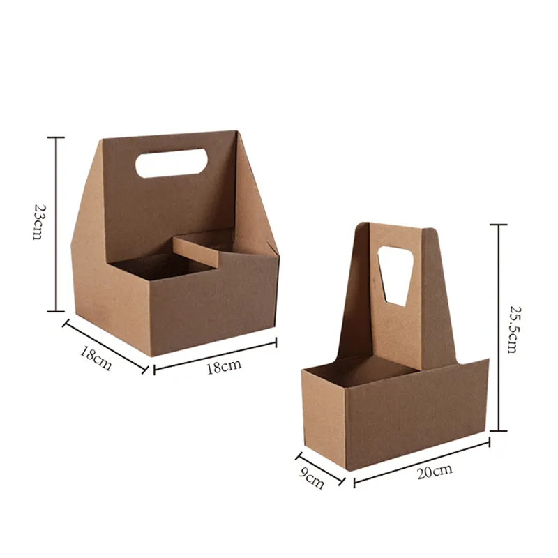 portavasos de papel portavasos biodegradable 4 tazas