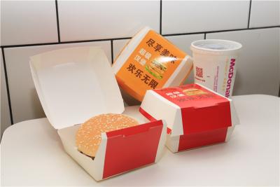Contenedores de cajas de hamburguesas impresas personalizadas