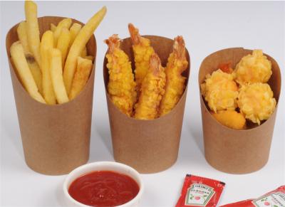  Ecológico French Fries Kraft Paper Cups Chips Scoops