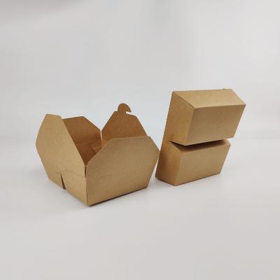 caja de pastel de papel de doble celosía marrón
