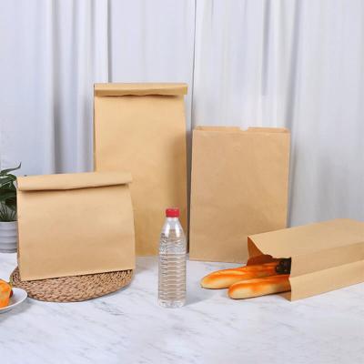 bolsas de papel kraft desechables para llevar pan y tostadas

