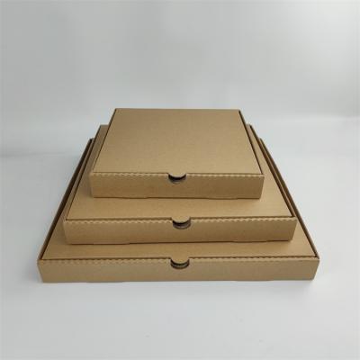 Caja de embalaje de pizza de papel de entrega de alimentos personalizada